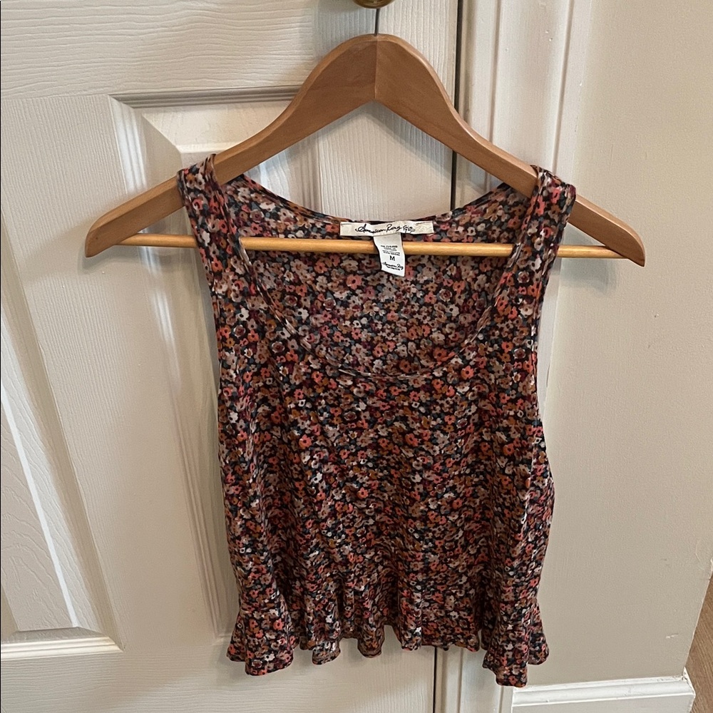 American Rag Floral Sleeveless Top